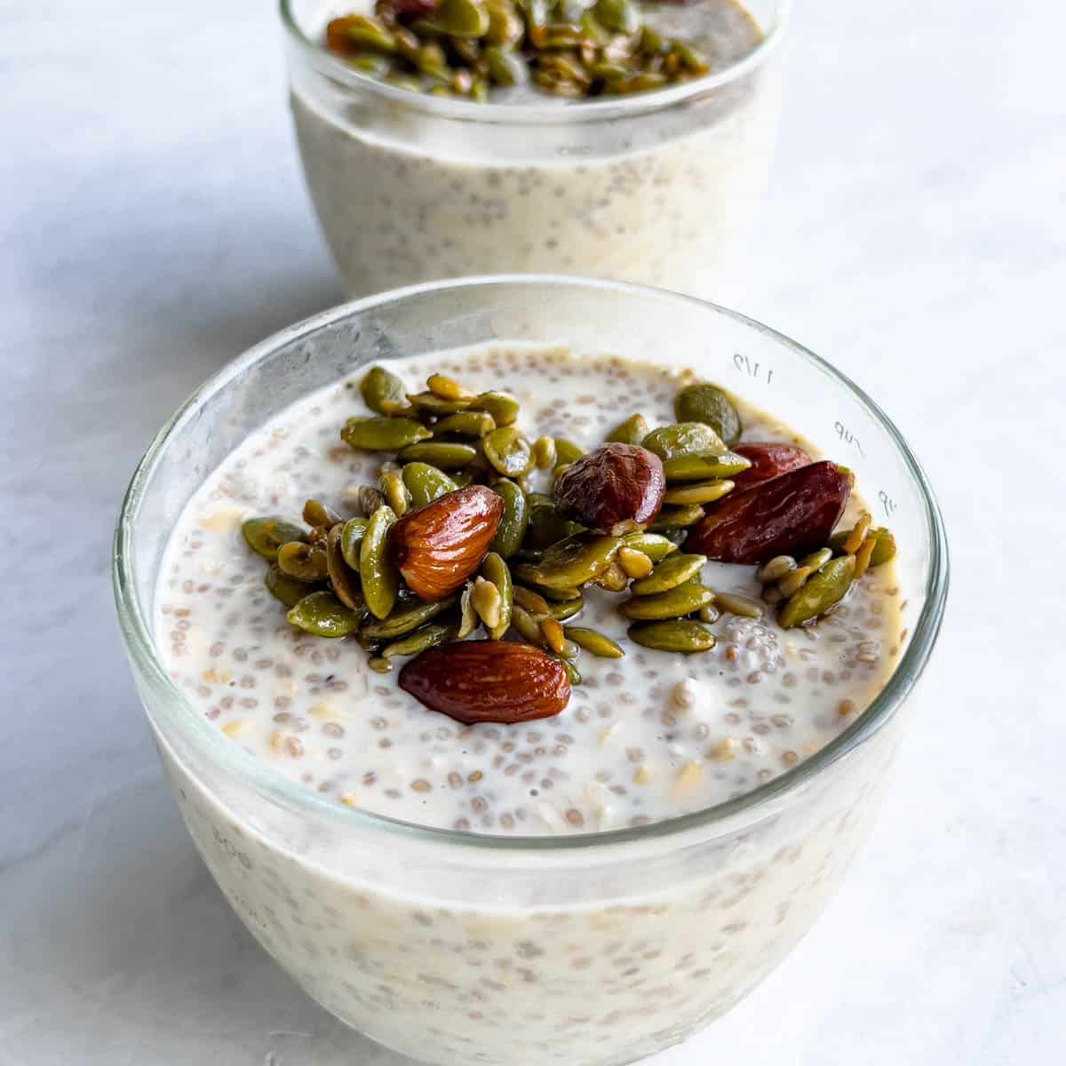 an image of chia oatmeal